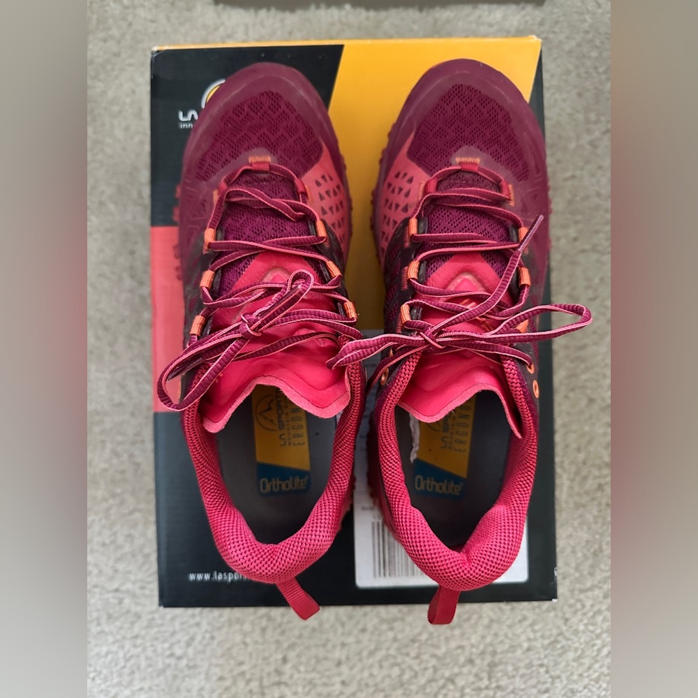 La Sportiva Women's Fuchsia and Orange Athletic Shoes